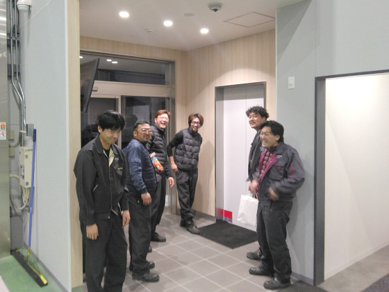 終業後の団欒